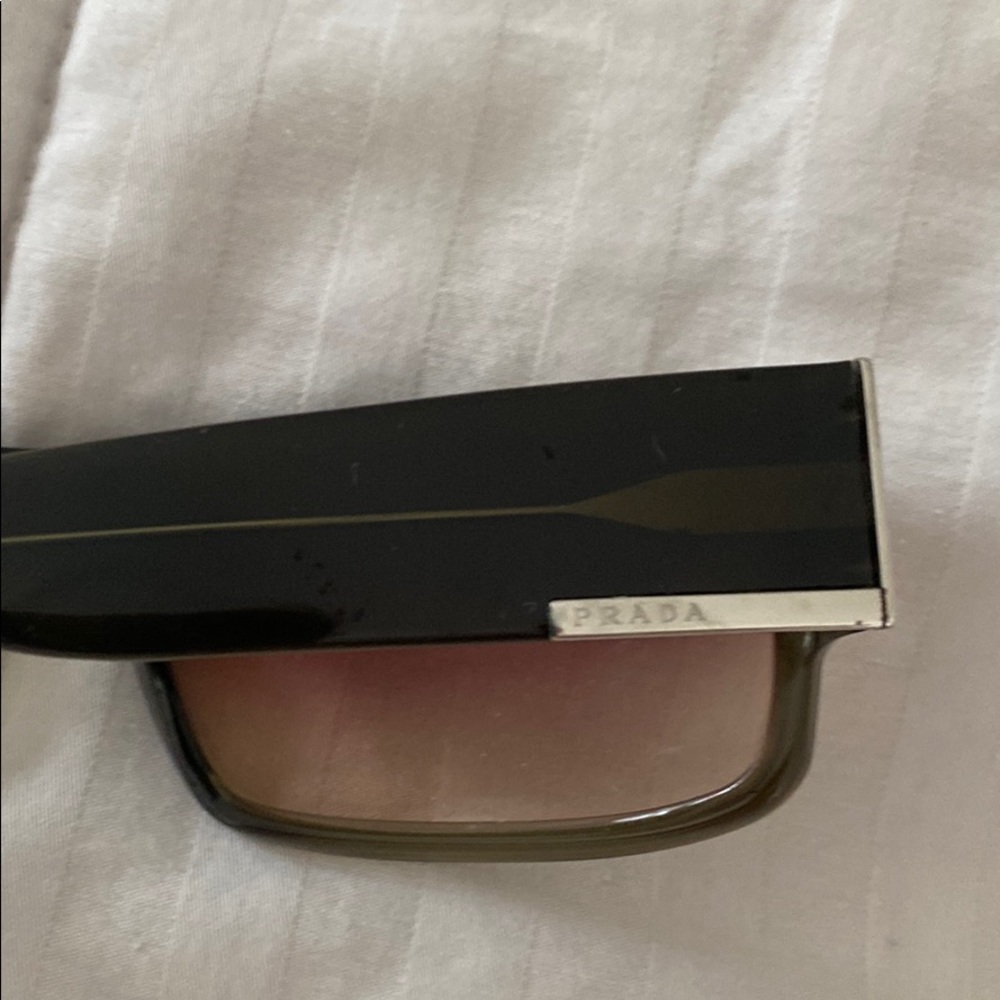Prada Sunglass, Brown-Grey"Dated" Not Worn W/Scrip - image 2